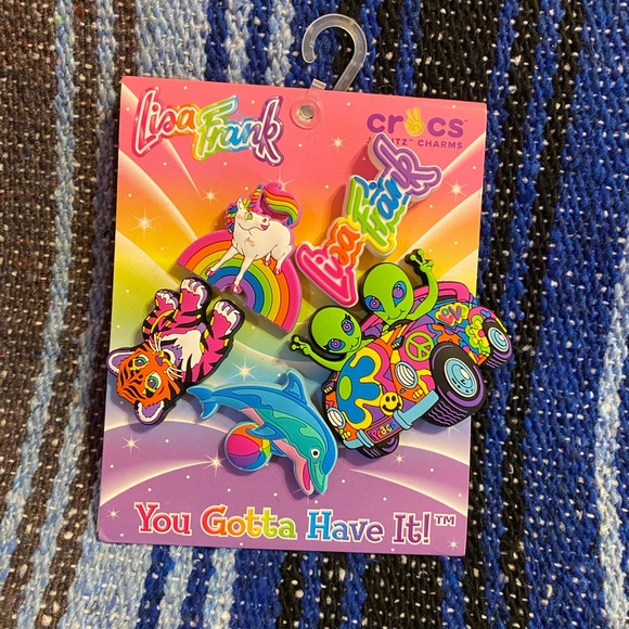 Lisa Frank Crocs Jibbitz Charms - Picture 1 of 3